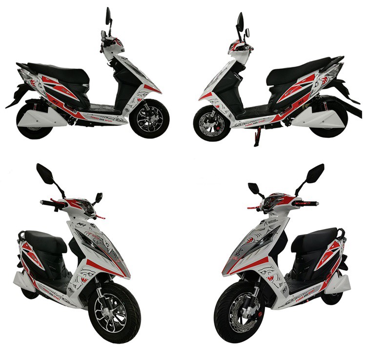 High Speed Electric Scooter Motorcycle-White High Speed Electric Scooter Motorcycle-White