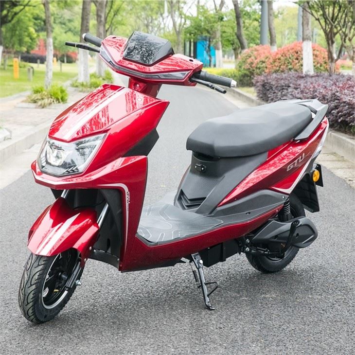 Red Electric Moped 800W 60V